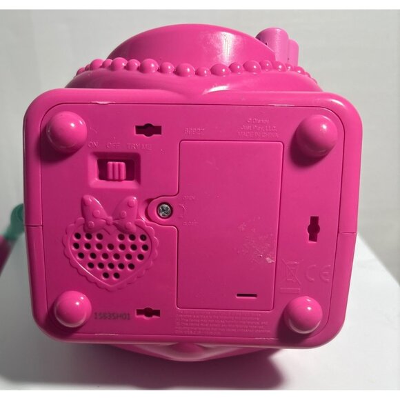 Disney Jr Ring Me Rotary Phone Minnie Mouse Pink Lights & Sounds Just Play - Picture 8 of 9